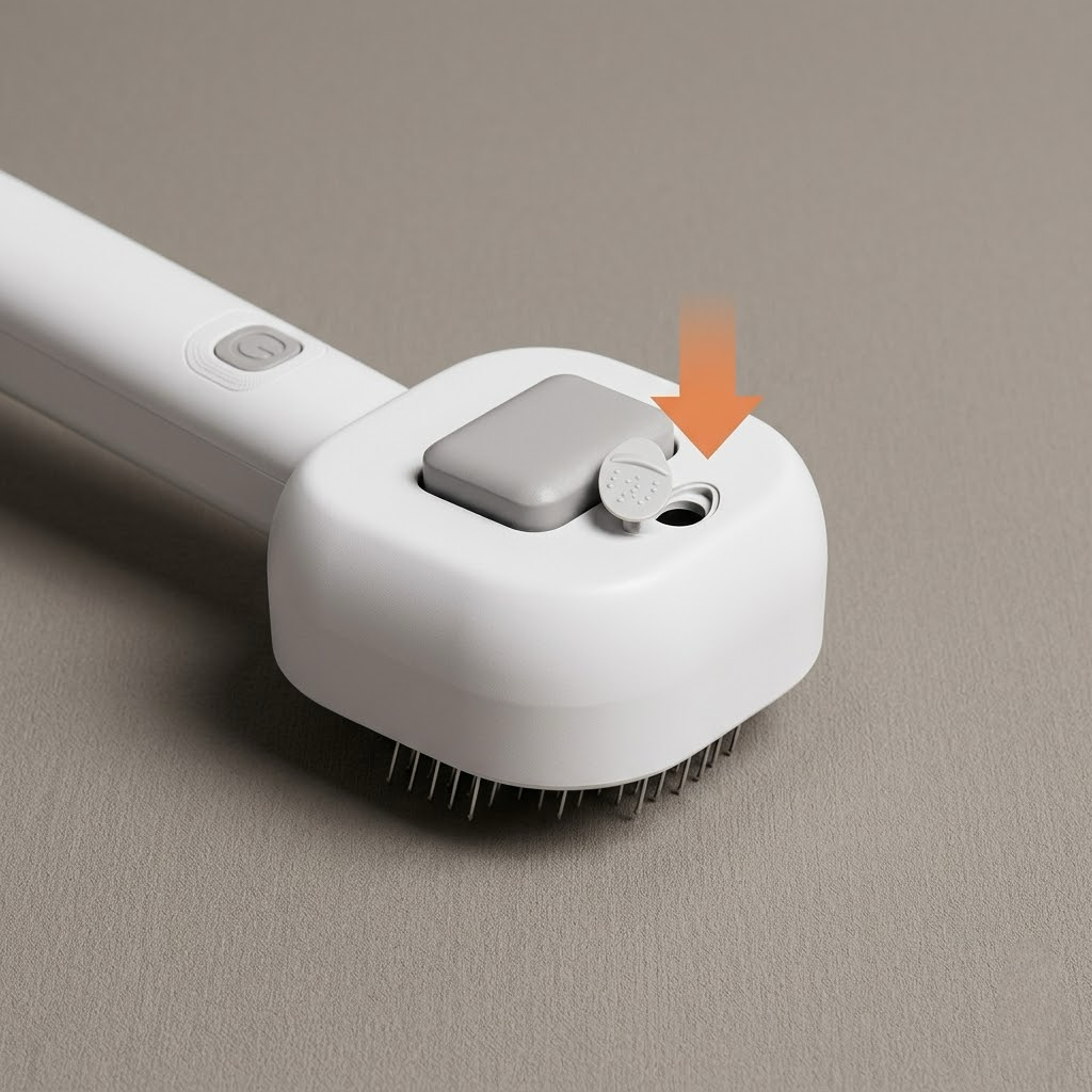 3-in-1 Pet Steamy Brush - Professional Electric Mist Pet Grooming & Deshedding Comb for Cats & Dogs - Anti-Static Pet Massage Brush