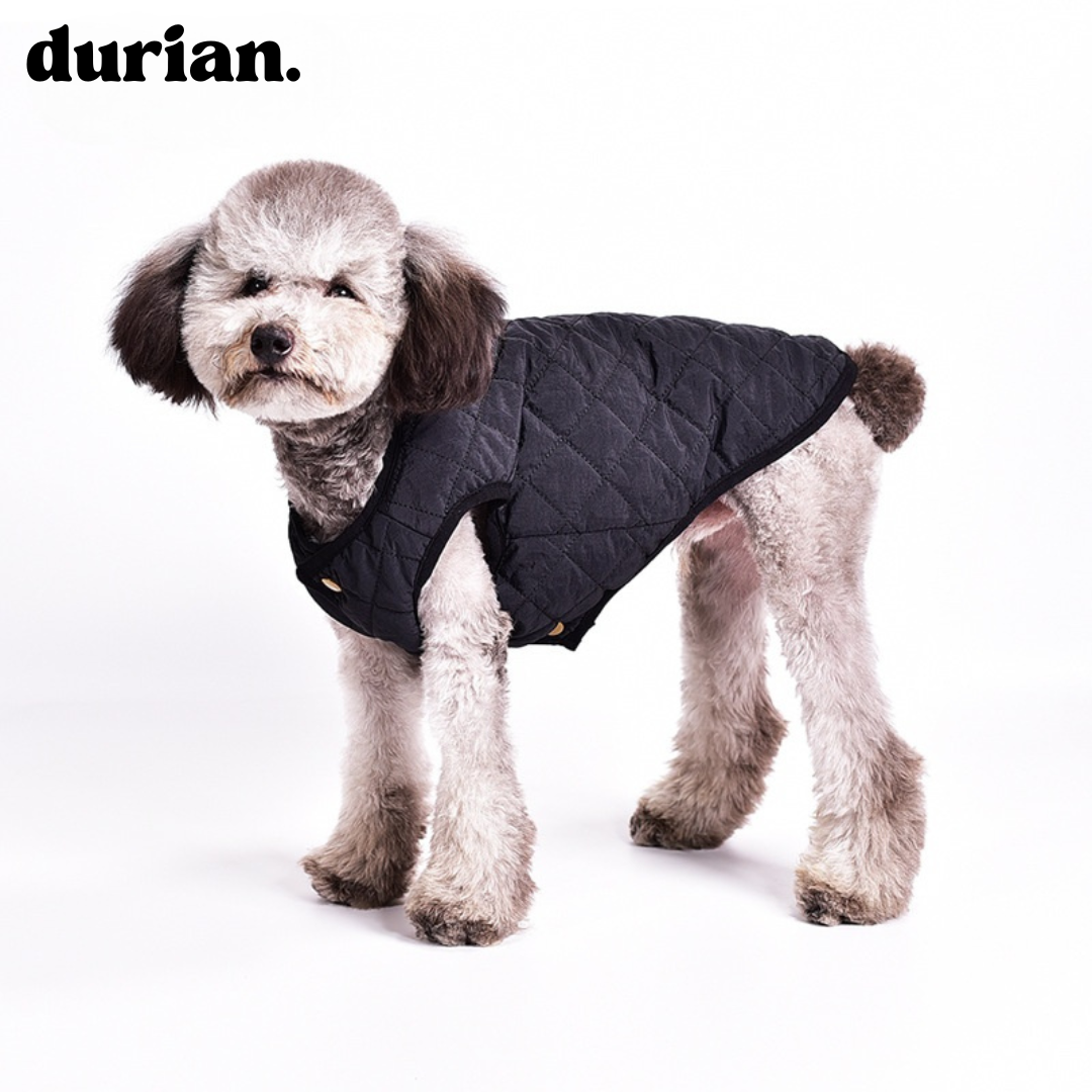durian. Quilted Dog Vest｜Lightweight Warm Padded Jacket｜For Small & Medium Dogs